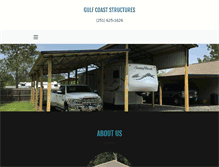 Tablet Screenshot of gulfcoaststructures.com